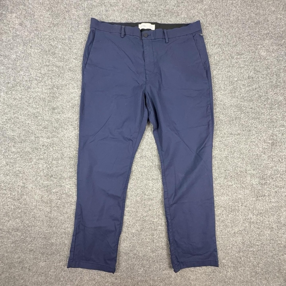 Old Navy Pants Mens 38x27 Blue Ultimate Tech Slim Built-In Flex Chino Stretch